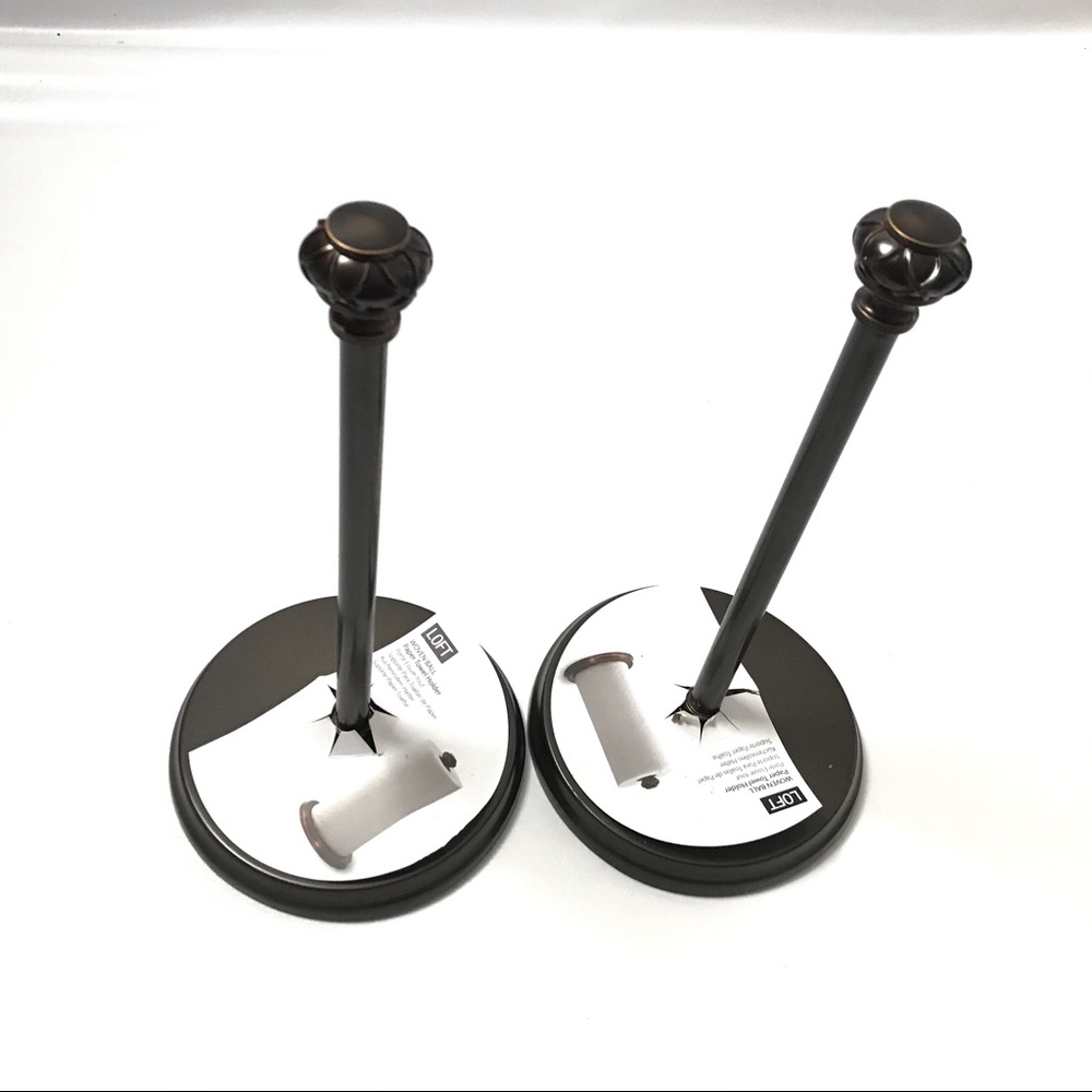 Lot of 2 Loft Easy Tear Paper Towel Holder